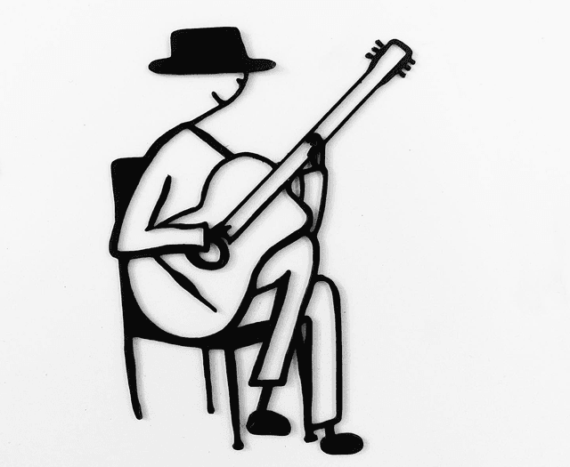 Guitariste jazz 